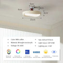 GobekUsa Cream LED Ceiling Light for Minimalist Home Decor