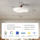 GobekUsa Cream LED Ceiling Light for Minimalist Home Decor