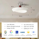 GobekUsa Cream LED Ceiling Light for Minimalist Home Decor