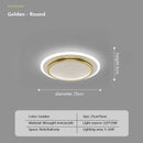 GobekUsa Crystal LED Ceiling Lights for Elegant Home Entrance with Minimalist Design