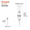 GobekUsa Crystal LED Pendant Light: Luxury Lighting Fixture for Living Room, Bedroom, Hotel & Shop