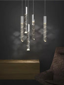 GobekUsa Crystal LED Pendant Light: Luxury Lighting Fixture for Living Room, Bedroom, Hotel & Shop