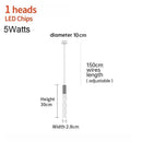 GobekUsa Crystal LED Pendant Light: Luxury Lighting Fixture for Living Room, Bedroom, Hotel & Shop