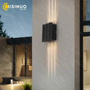 GobekUsa 12W Black Outdoor LED Sconce Light IP65 Waterproof Alumunim Garden Villa Porch Lamp