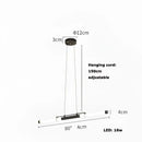 GobekUsa Dimmable LED Acryl Chandelier Lighting Luminaire for Dinning Room