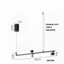 GobekUsa Dimmable LED Acryl Chandelier Lighting Luminaire for Dinning Room