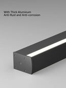 GobekUsa Elegant Black LED Wall Lamp for Bedroom, Living Room, Aisle, Sofa, & Ceiling