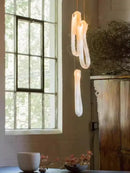 GobekUsa Elegant LED Glass Chandelier for Luxury Home Decor