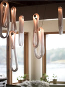 GobekUsa Elegant LED Glass Chandelier for Luxury Home Decor