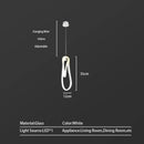 GobekUsa Elegant LED Glass Chandelier for Luxury Home Decor