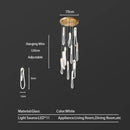 GobekUsa Elegant LED Glass Chandelier for Luxury Home Decor