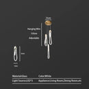 GobekUsa Elegant LED Glass Chandelier for Luxury Home Decor