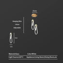 GobekUsa Elegant LED Glass Chandelier for Luxury Home Decor