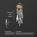 GobekUsa Elegant LED Glass Chandelier for Luxury Home Decor
