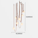 GobekUsa Glass Ball Pendant Light for Living Room Dining Stair Lighting