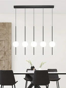 GobekUsa Glass Ball LED Ceiling Chandelier for Home Decor and Lighting