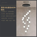 GobekUsa Glass Ball LED Ceiling Chandelier for Home Decor and Lighting
