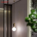 GobekUsa Glass Ball LED Bedside Pendant Lamp