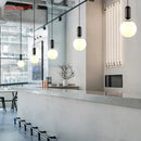 GobekUsa Glass Ball LED Bedside Pendant Lamp