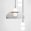 GobekUsa Glass Ball Pendant Light: Modern Decor for Duplex Stairwells, Living Room, Bedroom