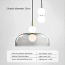 GobekUsa Glass Ball Pendant Light: Modern Decor for Duplex Stairwells, Living Room, Bedroom