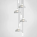 GobekUsa Glass Ball Pendant Light for Duplex Stairwells, Living Room, Bedroom, and Staircase Decor