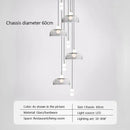 GobekUsa Glass Ball Pendant Light for Duplex Stairwells, Living Room, Bedroom, and Staircase Decor