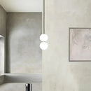 GobekUsa Glass Ball Pendant Light: Modern Decor for Duplex Stairwells, Living Room, Bedroom