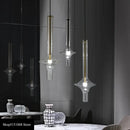 GobekUsa Glass Pendant Light: Stylish Nordic Luxury Kitchen and Bedroom Hanging Lamp