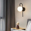 GobekUsa Glass Gold LED Wall Lamp for Chic Indoor Lighting