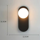 GobekUsa Glass Gold LED Wall Lamp for Chic Indoor Lighting