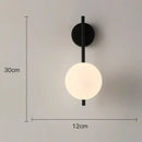 GobekUsa Glass Gold LED Wall Lamp for Chic Indoor Lighting