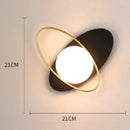 GobekUsa Glass Gold LED Wall Lamp for Chic Indoor Lighting