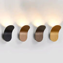 Modern minimalist gold & black led wall lamps for living room by Decorbites