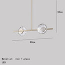 GobekUsa Glass LED Chandeliers Gold Metal 3000K: Restaurant Parlor Kitchen Dining Lighting