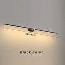 GobekUsa Black/Gold/White LED Mirror Light for Modern Bathroom Wall Fixtures