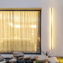 GobekUsa Gold LED Outdoor Wall Sconce Modern Waterproof IP65 for Villa Porch Garden