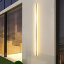 GobekUsa Gold LED Outdoor Wall Sconce Modern Waterproof IP65 for Villa Porch Garden