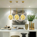 GobekUsa Gold LED Pendant Ceiling Light for Home Decor & Kitchen Island