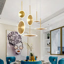 GobekUsa Gold LED Pendant Ceiling Light for Home Decor & Kitchen Island
