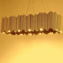 GobekUsa Gold Stainless Steel Chandelier LED Project Lamp