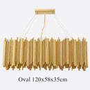 GobekUsa Gold Stainless Steel Chandelier LED Project Lamp