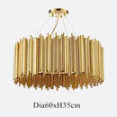 GobekUsa Gold Stainless Steel Chandelier LED Project Lamp