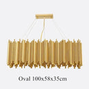 GobekUsa Gold Stainless Steel Chandelier LED Project Lamp