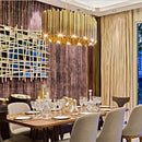 GobekUsa Gold Stainless Steel Chandelier LED Project Lamp