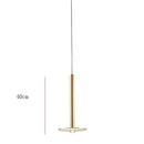 GobekUsa Gold Tube LED Pendant Lights for Kitchen Dining Office Home Decor
