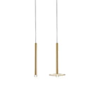 GobekUsa Gold Tube LED Pendant Lights for Kitchen Dining Office Home Decor