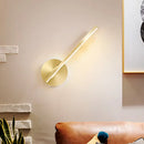 GobekUsa Aluminum LED Wall Lamp - Gold Tube/Stick Design for Boys Bedside