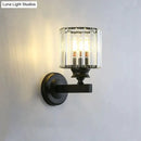 GobekUsa Modern Minimalist Wall Lamp with Glass Shade for Bedside Lighting Living Room Lighting