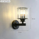 GobekUsa Modern Minimalist Wall Lamp with Glass Shade for Bedside Lighting Living Room Lighting